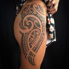 Mixed Cultural Symbols From The Pacific Samoantattoos Hip Tattoos Women Tribal Tattoos Polynesian Tribal Tattoos