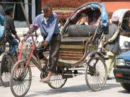 Nepal Transportation Some Kind Of Bicycle Cart Nepal Afghanistan Sri Lanka