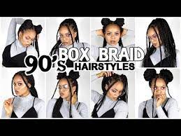 No matter what year you're looking back on, you can take a look at a photograph and determine what year it was more janet jackson and brandy both enjoy their tiny braids. Super Easy 90 S Style Inspired Hairstyles On Long Box Braids Youtube