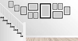 Notice how the stairs and the wall are made of the same material: 19 Staircase Wall Art Ideas Home Stratosphere