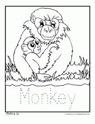 Wild animals coloring pages ]. Zoo Animal Coloring Pages With Letter Writing Practice