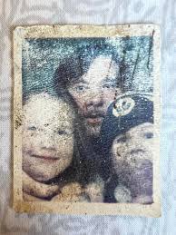 Found this as I was going through old photos…my dad, Ernie Bond, and me as  his prisoner 😳🤣 Second pic is my dad, holding me, standing beside his  dad, Andy Bond. Photos