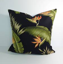 Tropical Print Decorative Pillow Cover Hawaiian Throw Pillow Etsy Tropical Throw Pillow Throw Pillow Etsy Hawaiian Throw Pillows