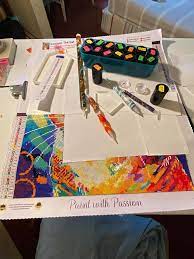 What Does Your Work Station Look Like Are You A Perfectionist Or Do You Prefer Organized Chaos We Have All Kinds Diamond Painting Painting Kits Diamond Paint