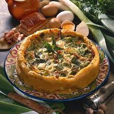 Porree Speckkuchen Mit Kartoffelteig Rezept Kartoffelteig Rezepte Speckkuchen Kartoffelteig