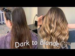Hand Painted Balayage Ombre Technique Dark To Blonde Tutorial Youtube Bleaching Dark Hair Ombre Balayage Balayage