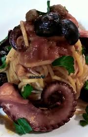 Spaghetti con polipetti alla luciana. Spaghetti Con Polpo Alla Luciana Le Ricette Di Pantagruel