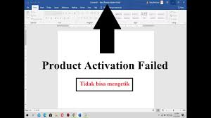 Cara Memperbaiki Ms Word Tidak Bisa Diketik How To Fix Product Activation Field Microst Word Youtube