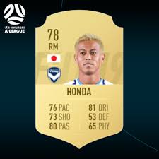 Keisuke honda (本田 圭佑 honda keisuke, born on 13 june 1986 in settsu, osaka) is a japanese professional footballer who plays for dutch club vitesse and the japan national team. Fifa 20 Hyundai A League S Highest Rated Players Through The Ages A League