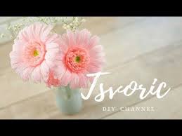 как сделать бутон розы из гофрированной бумаги без конфет Gerbera Iz Bumagi Diy Tsvoric Youtube Cvety Iz Krep Bumagi Podelki Iz Krep Bumagi Gerbera