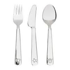 Fabler 3 Piece Flatware Set Stainless Steel Ikea Cutlery Set Stainless Steel Flatware Set Ikea Baby