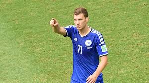 Born 17 march 1986) is a bosnian professional footballer who plays as a striker for serie a club roma and captains the bosnia and herzegovina national team. Bosnia And Herzegovina End Iran S Last 16 Hopes Eurosport