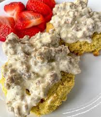 Biscuits And Gravy Without Sausage Sara S Keto Journey On Instagram Comfort Food Without All The Carbs Biscuits And Gravy Keto Style 2 Net P In 2020 Food Sausage Gravy Biscuits And Gravy
