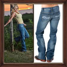 Cowgirl Tuff Co Don T Fence Me In Bootcut Jeans