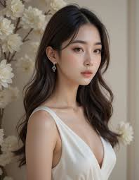 Girl and her Dobermann Protector Photo