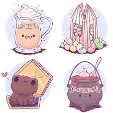 Drawing The Marauders Reminded Me Of The Chibi Animal Series I Drew Last Year 3 Harry Potter Drawings Harry Potter Wallpaper Harry Potter Food