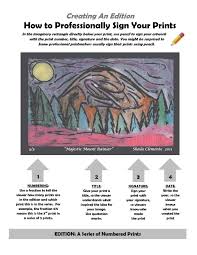How To Sign Your Prints Overview Of The 4 Key Steps To Professionally Sign Your Prints To Make An Edition Art Handouts Art Lessons Printmaking