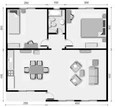 Tipos de planos de casa. 6 Plano De Casa 2 Dormitorios Planos Casa Dos Dormitorios Planos De Casas Casas Prefabricadas
