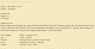 Dalam rangka memperingati hut ri di sekolah maupun di karang taruna.dddddd. Contoh Undangan Rapat Karang Taruna Ilmusosial Id