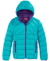 Weatherproof Girls Packable Puffer Coat Kids Baby Macy S Packable Coat Puffer Coat Kids Coats