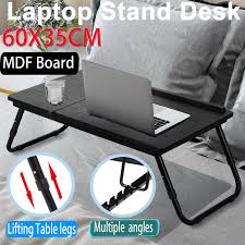 Portable Folding Laptop Stand Desk Lap Bed Table Tray Sofa Computer Adjustable For Sale Online Ebay