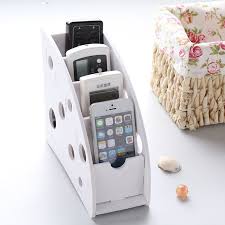 Diy Multipurpose Table Sundries Storage Box Remote Control Pen Desktop Shelf Storage Bins Mobile P Remote Control Holder Remote Control Organizer Phone Storage