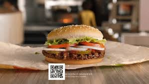 Burger king | free fire grilling since 1954. Burger King Will Give You A Free Whopper If You Catch Its Moving Qr Code On Tv