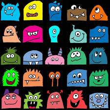 It is a subsidiary of randstad holding , a dutch multinational human resource consulting firm, 2 and is headquartered in weston, massachusetts. Monster Im Quadrat Schwarz Bunt Art Lessons Kids Art Projects Art