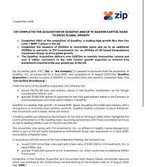 It rose 13% on monday and it's up 64% since 20 january 2021. Benji Saddik On Twitter Zip Co Asx Z1p Completes Full Acquisition Of U S Buy Now Pay Later Quadpay Share Price Down 10