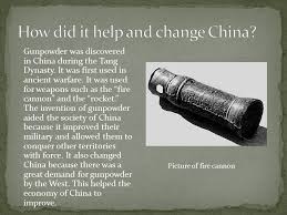 China has been the source of many innovations, scientific discoveries and inventions. Chinese Innovations Project Gunpowder Ppt Video Online Download