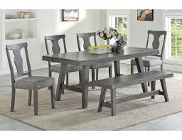 Shop with afterpay on eligible items. Lavon Table Set Rustic Gray Finish Grey Dining Tables Dining Room Design Wood Dining Table