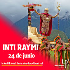 Qué se celebra el 24 de junio?. Linaje Peruano Inti Raymi La Fiesta En Adoracion Del Facebook