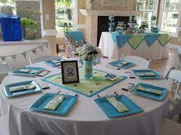 Baby Shower Table Set Up Outdoor Baby Shower Baby Shower Table