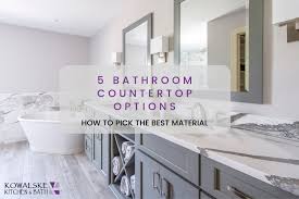 See more ideas about decor, bathroom decor, bathroom counter decor. 5 Best Bathroom Countertop Materials