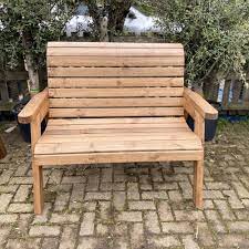 When i was ready to start furnishing the patio space i had trouble finding furniture that was the size i wanted. Wooden Garden Bench 2 3 Seater Hudson S Plant Centre