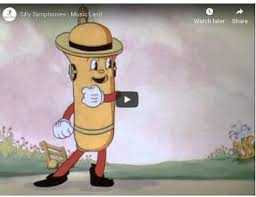 Followed, of course, by the double wedding conducted by the double bass. Silly Symphony Music Land Enchanted Little World