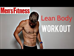 men s fitness lean body workout ad