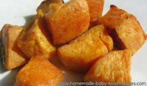 You can cut them horizontally too if you're working with. Gourmet Sweet Potato Cubes A Yummy Finger Food For Baby The Homemade Baby Food Recipes Blog