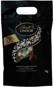 lindor bag extra dark 70 1kg