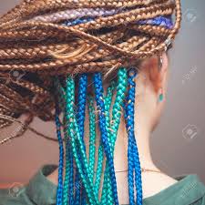Men's cornrow for long hair 3. African Braids Many Thin Braids A Month Later Braided Hair Stock Photo Picture And Royalty Free Image Image 124946149