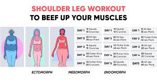 shoulder leg workout to beef up your
