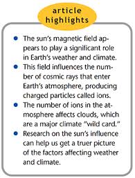The idea that sunspots affect earth's climate is still largely debated, but it is believed that the increase of sunspots on the surface of the sun can reduce the amount of energy and light distributed to earth. Cosmic Rays Sunspots And Climate Change Part 2 The Institute For Creation Research