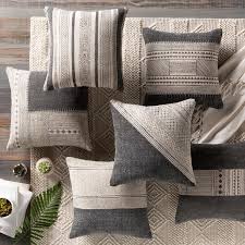 Shiloh Plow Throw Pillow In 2020 Block Printed Pillows Throw Pillows Pillows