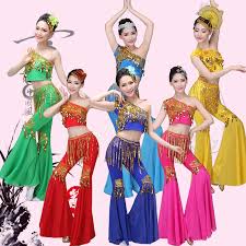 Kostum Tari Rakyat Cina Elastis Dai Tari Merak Kostum Minoritas Kostum Rumbai Tari Modern Untuk Kinerja Chinese Folk Dance Folk Dancefolk Dance Costumes Aliexpress