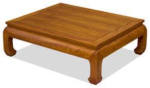 48 oriental coffee table, antique black with scroll legs. In Stock Walnut Finish Elmwood Ming Rectangle Coffee Table Asian Coffee Tables By China Furniture And Arts Houzz