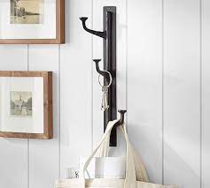 Antique Bronze Vertical Wall Mounted Hooks Potterybarn Wall Mounted Hooks Small Entryways Coat Rack Wall
