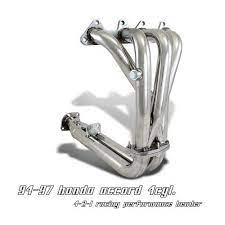 Stainless Steel 4 2 1 Design Exhaust Manifold Header Honda Accord 4 Cylinder 1994 1997 Honda Accord Car Tuning Stainless