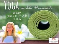 Yoga with Hannah, presented by Essex Library