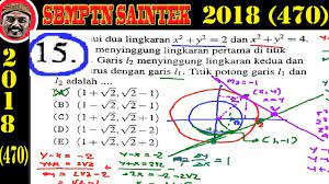 5 situs soal latihan sbmptn beserta kiat mengerjakannya 7 menit membaca oleh kyla damasha pada february 4, 2020. Pembahasan Soal Sbmptn Saintek 2018 Matematika Ipa Kode 470 No 15 Lingkaran Qwerty