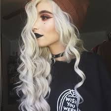 Plus, you said you have blue eyes and naturally wavy/curly, blonde hair. Accessories White Blonde Wavy Hair L Poshmark